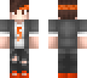 black orange hoodie