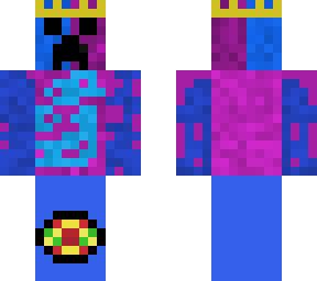 blue and purple creeper