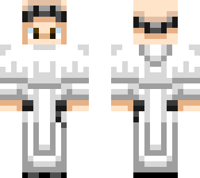 friar in white dominican habit