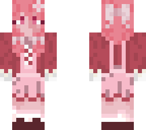 my friends's oc as a minecraft skin :dd