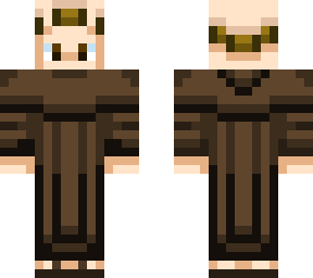 friar in brown carmelite habit