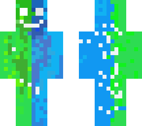 green blue