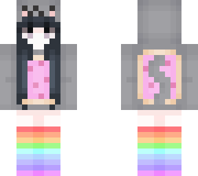 nyan cat girl black hair