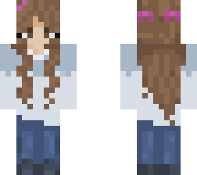 one of my oc's as a minecraft skin :0