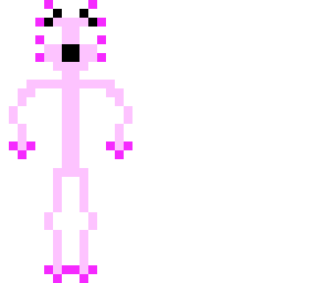 paper axolotl (scared)