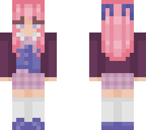 pink anime girl
