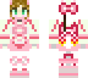 pink astronaut - open visor