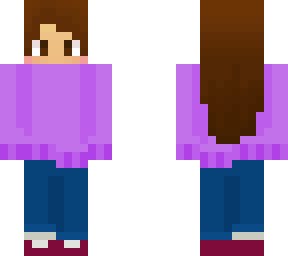 purple sweater
