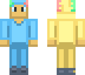 untextured block bench guy