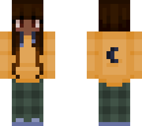 yellow hoodie girl