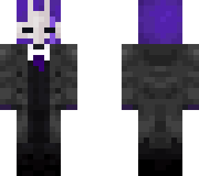 purple castle crasher in trench coat