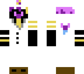 purple tongue white suit