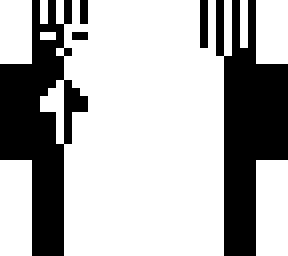 white-black skin with an arrow
