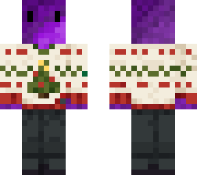 christmas purple guys hand fix