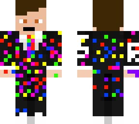 covered in confetti