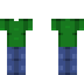 green t with jeans (base)