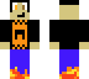 guy with fire shoes