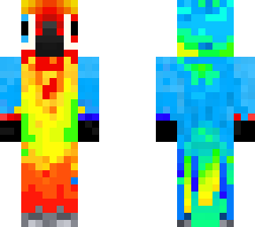 harlequin macaw (gloves)