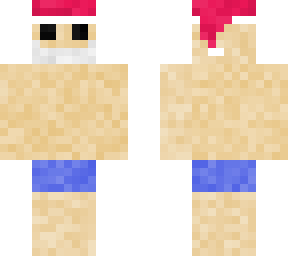 santa gone surfing