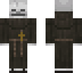 skeleton monk
