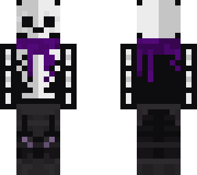skeleton samurai with scarf