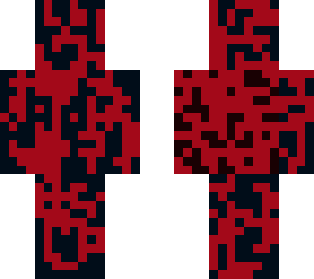 black and red camo
