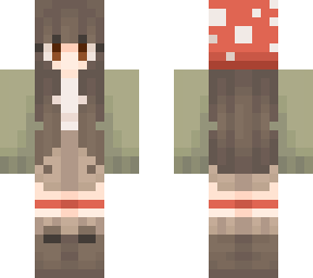 brown eyed mushroom girl