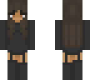 female sweater black