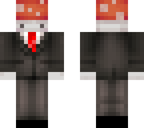 mushroom with overalls