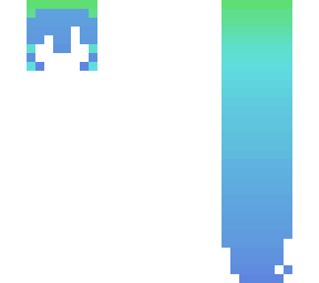 very long unshaded hair base