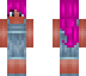 purple hair girl