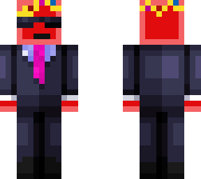 red slime pink tie