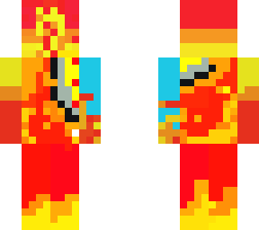 the bursting flames