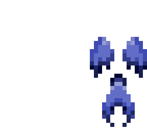 blue dark wings