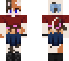 cat donut girl w/ clothes
