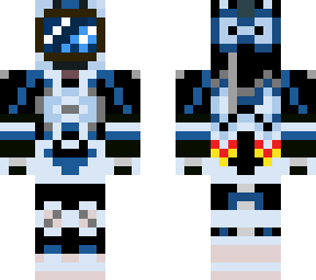 cute blue astronaut girl (closed visor) - dark version