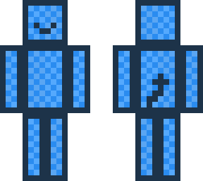 pixelated (blue)
