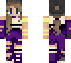 purple outfit