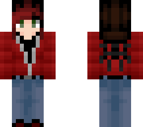 scarlett - spiderman hoodie (hood down)