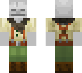 skeleton zoo keeper
