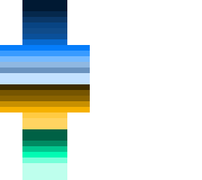 blue orang and light blue