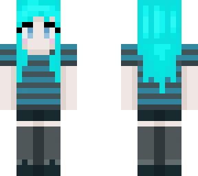 blue scene girl