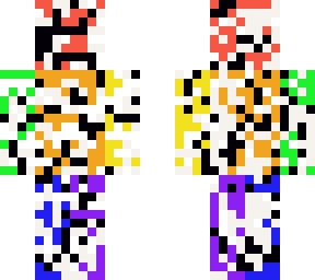 corrupted rainbow man