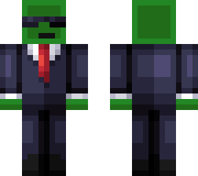 dark green slime business men
