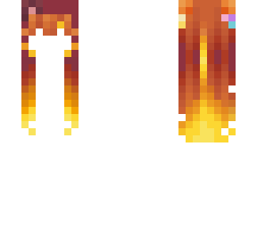 glowy hair with accessories