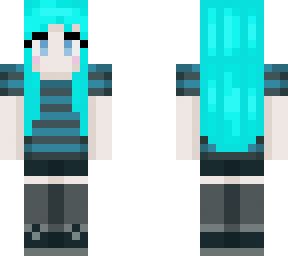 updated blue scene girl