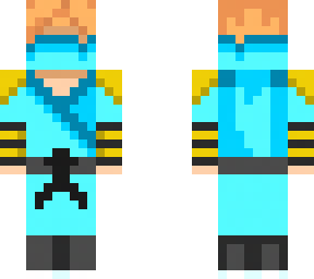 blue ninja/assasin