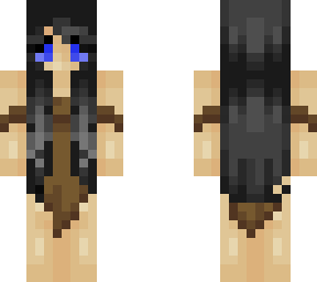 cavewoman/cavegirl barefoot and long hair