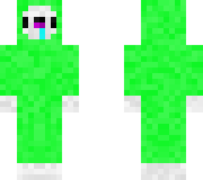 green suit no mask