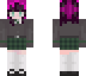 pink haired slytherin girl